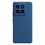 Per Xiaomi 14 Custodia per telefono in silicone liquido imitazione (blu)