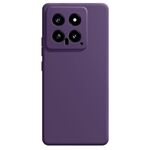 Per la custodia per telefono in silicone liquido imitazione Xiaomi 14 (viola scuro)