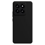 Per Xiaomi 14 Pro Custodia per telefono in silicone liquido imitazione (nera)