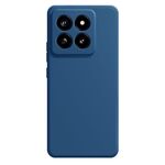 Per Xiaomi 14 Pro Custodia per telefono in silicone liquido imitazione (blu)