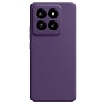 Per la custodia per telefono in silicone liquido imitazione Xiaomi 14 Pro (viola scuro)