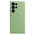Per Samsung Galaxy S24 Ultra 5G Custodia per telefono in silicone liquido imitazione (verde Matcha)