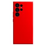 Per Samsung Galaxy S24 Ultra 5G Custodia per telefono in silicone liquido imitazione (rossa)
