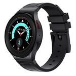 Per Samsung Galaxy Watch 4/5/6 cinturino in silicone liquido serie AP (nero)