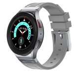 Per Samsung Galaxy Watch 4/5/6 cinturino in silicone liquido serie AP (grigio argento)