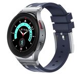 Per Samsung Galaxy Watch 4/5/6 cinturino in silicone liquido serie AP (blu argento)