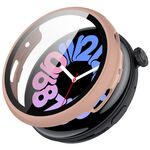 Per vivo Watch 3 PC + cassa dell'orologio integrata con pellicola in vetro temperato (rosa)