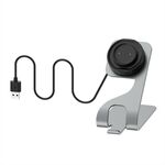 Per Amazfit Active Edge A2212 Supporto per caricabatterie portatile magnetico in lega di alluminio (grigio)