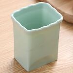 Gadget da cucina per affettare verdure, uva e fragole, affettatrice a tazza (verde)