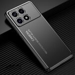 Per Xiaomi Redmi K70 Pro Custodia per telefono in metallo smerigliato (nero)