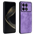 Per Xiaomi Redmi K70 AZNS Custodia per telefono con sensazione di pelle in rilievo 3D (viola)