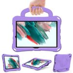 Per Samsung Galaxy Tab A8 10.5 2021 Custodia per tablet antiurto in EVA a forma di calcio (viola chiaro)