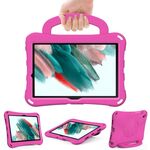 Per Samsung Galaxy Tab A8 10.5 2021 Custodia per tablet antiurto in EVA a forma di calcio (rosa rosso)