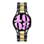 Cinturino universale per orologio in acciaio inossidabile a tre sfere da 22 mm (oro nero)