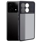 Per Xiaomi Redmi K70 / K70 Pro Custodia in TPU nero opaco a pori fini + custodia per PC