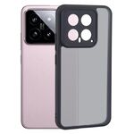 Per Xiaomi 14 Custodia per telefono in TPU nero opaco a pori fini + PC