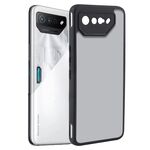 Per Asus ROG Phone 7 Custodia in TPU nero opaco a pori fini + custodia per PC