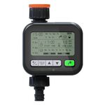 Timer da giardinaggio Dispositivo di irrigazione automatico Dispositivo di irrigazione per balcone da giardino Controller del sistema di irrigazione intelligente(Nero)