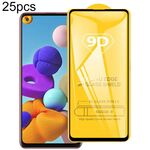 Per Samsung Galaxy A24s 25 pezzi 9D Pellicola in vetro temperato con schermo a colla completa