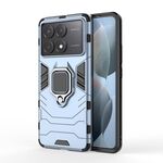 Per Xiaomi Redmi K70E Custodia antiurto per PC + supporto in TPU (blu navy)
