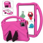 Custodia per tablet antiurto EVA per Blackview Osal Pad 15 2023 10.36 con supporto (rosa rosso)