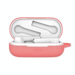 Custodia protettiva in silicone per auricolari Bluetooth per Huawei Honor FlyPods 3 (rosa)