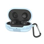 Custodia in silicone per auricolari Bluetooth da 2 pezzi per Samsung Galaxy Buds (azzurro)