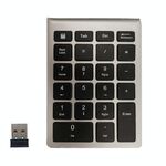 Mini tastiera wireless per laptop BT304 22 tasti, specifiche: 2.4G (nero argento)
