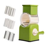 Trituratore multifunzione Cyclone Home tritatutto per verdure a manovella a rullo 3 in 1 (verde)