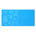 Tappetino per modello di pittura fai-da-te in silicone con penna per stampa 3D, specifica: blu grande