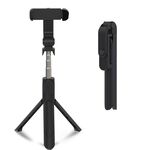 XT09 Live Cell Phone Treppiede Selfie Stick Staffa Bluetooth Selfie Stick (Nero)