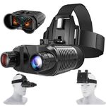 NV8160 Dispositivo per la visione notturna montato sulla testa Telescopio per visione notturna a infrarossi per esterni con schermo digitale binoculare da 2,7 pollici