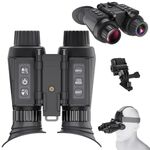 NV8300 Distanza della pupilla regolabile Auricolare Dispositivo di visione notturna Binocolo digitale HD 3D Telescopio per visione notturna a infrarossi per esterni