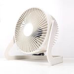 Ventilatore elettrico mini USB da tavolo (bianco)