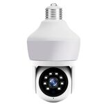 DP43 La telecamera intelligente per la visione notturna con tracciamento del movimento a lampadina supporta l'interfono vocale (bianco)