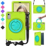 Per Samsung Galaxy Tab A9+ 10.95 X210 Custodia tablet antiurto per PC ibrido EVA con cornice (verde erba)