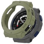 Per Amazfit Active Edge A2212 Custodia protettiva per orologio in TPU armatura cava mezza confezione (verde)