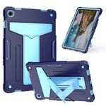 Custodia per tablet PC ibrida in silicone robot per Samsung Galaxy Tab A9+ T Holder (blu navy blu)