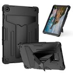 Custodia per tablet PC ibrida in silicone robot per Samsung Galaxy Tab A9+ T Holder (nera)