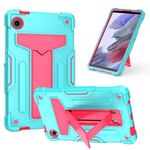 Custodia per tablet PC ibrida in silicone robot per Samsung Galaxy Tab A9 T Holder (rosso menta)