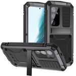 Per Samsung Galaxy S24+ 5G R-JUST Life Custodia impermeabile antipolvere antiurto (nera)