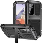 Per Samsung Galaxy S24 5G R-JUST Life Custodia impermeabile antipolvere antiurto (nera)