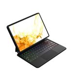Per Samsung Galaxy Tab S9 FE/S9/S8 M11P-B-S9 Custodia tablet in pelle con tastiera magnetica Bluetooth (nero)