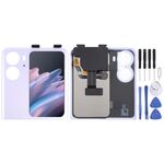 Schermo secondario LCD originale per OPPO Find N2 Flip con digitalizzatore assemblaggio completo (viola)