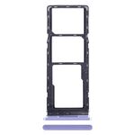 Per Tecno Spark Go 2022 Vassoio scheda SIM + Vassoio scheda SIM + Vassoio scheda Micro SD (Viola)