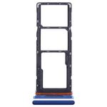 Per Tecno Pop 5 Pro Vassoio scheda SIM + Vassoio scheda SIM + Vassoio scheda Micro SD (Blu)