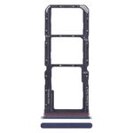 Per Tecno Spark 10 Pro KI7 Vassoio scheda SIM + Vassoio scheda SIM + Vassoio scheda micro SD (Blu)