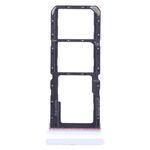 Per Tecno Spark 10 Pro KI7 Vassoio scheda SIM + Vassoio scheda SIM + Vassoio scheda Micro SD (Bianco)