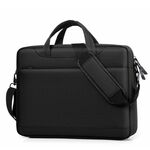 Borsa a tracolla portatile per computer portatile da gioco con airbag a tracolla da 17,3 pollici (nera)