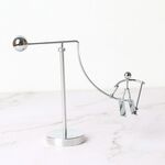 Giocattolo di bilanciamento per sollevamento pesi Hercules, decorazione da tavolo, alto, piccolo, da tavolo, stile: Ski Prince